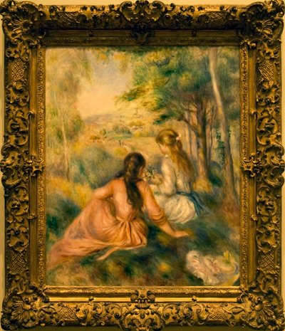 In the Meadow by Pierre Auguste Renoir